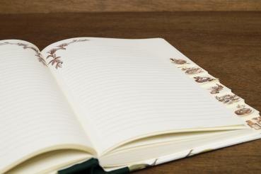 Preview: Book for own recipes linen bordeaux